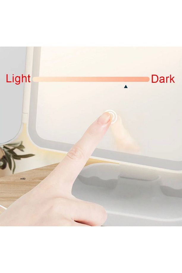 3 Panel Katlanır Masa Üstü Ledli Usbli Makyaj Aynası - 3