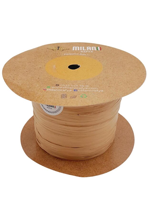 Milano Raffia Caramel Color 100 Gr (No:7)