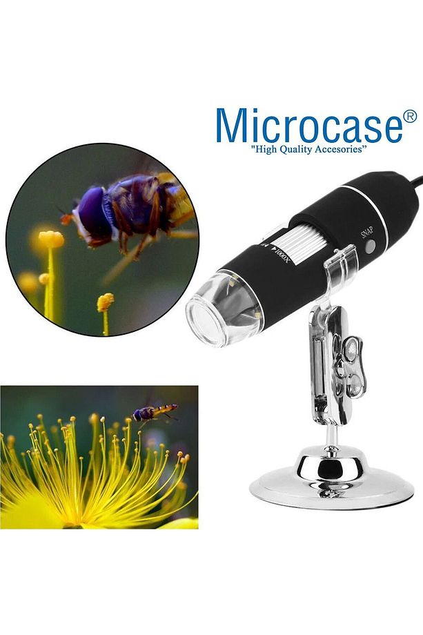 1600x Dijital Mikroskop Usb Hd Cmos 8 Led Digital Microscobe - 3