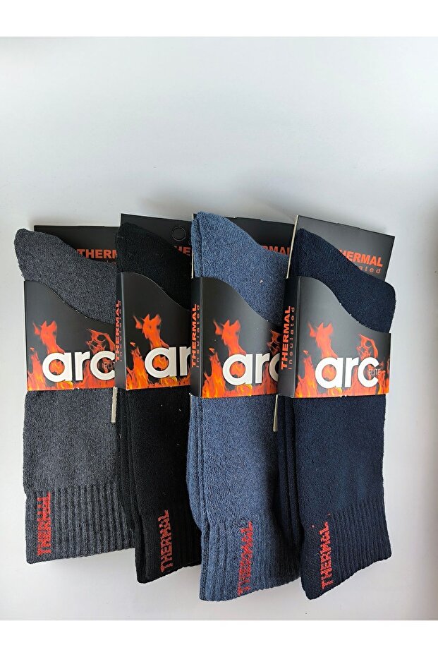 ERKEK 4'LÜ TERMAL ÇORAP - 1
