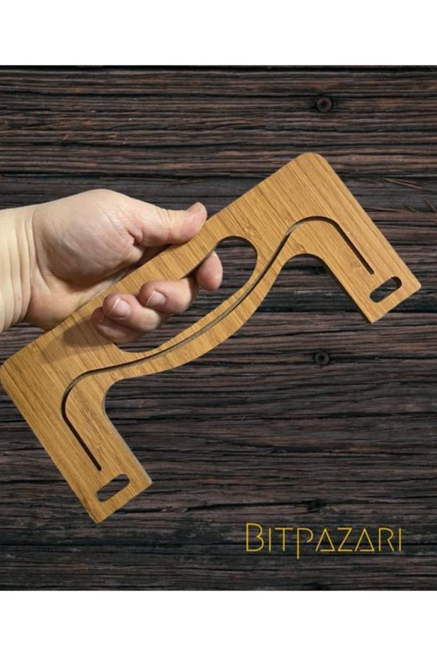 2 Pieces of Quality Wooden Bag Handle - Wooden Bag Handle -