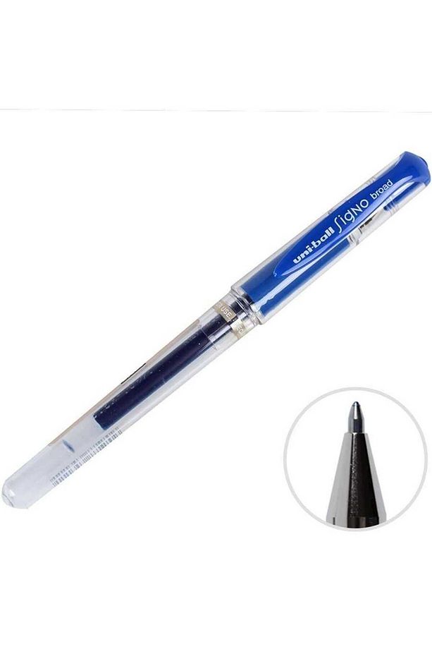 Um-153 Signo Broad 1.00 mm İmza Kalemi Mavi - 1