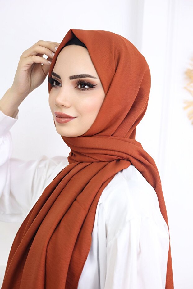 Hijab Women's Cotton Jazz Shawl Model _ Tile