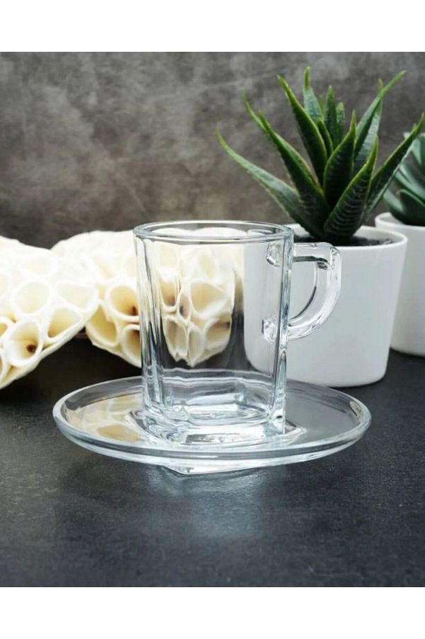 6'lı Carre Espresso Kahve Takımı Paşabahçe Espresso Takımı P95754 - 4