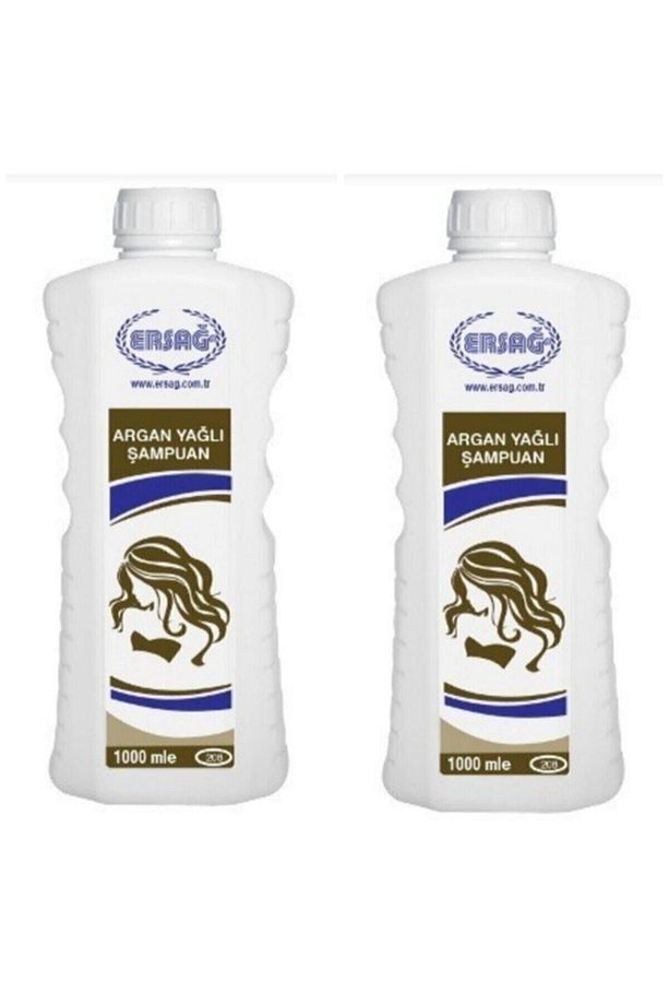 Argan Yağlı Şampuan 2 Adet 2x1000 Ml -mayasshop - 1