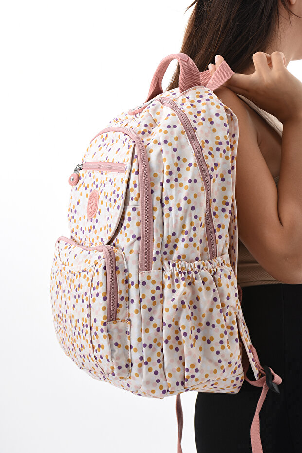 Eba-8866 Klinkır School Bag Backpack Daily Trip Sports Travel Vacation Multi-Compartment Laptop Compartment Pud