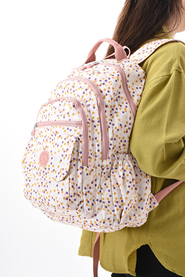 Eba-8803 Klinkır School Bag Backpack Daily Trip Sports Travel Vacation Multi-Compartment Laptop Compartment Pud