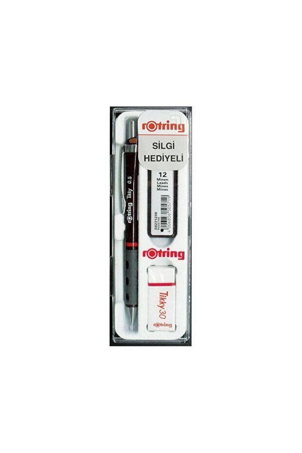 Tikky 0.7mm Claret Red 3-Piece School Set