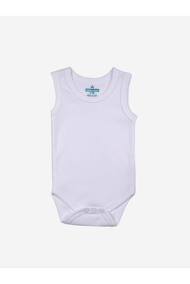 Pack of 3 - Solid Sleeveless Bodysuit - 3