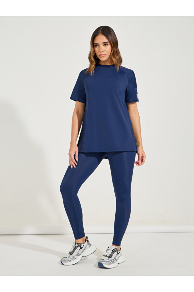 Gymspire Edition - Label Back Stitch Contour Detail Leggings