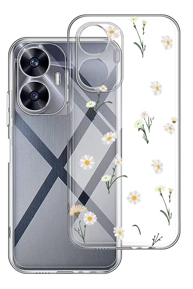 حافظة سيليكون شفافة متوافقة مع هاتف REALME C55 GN14 - 2