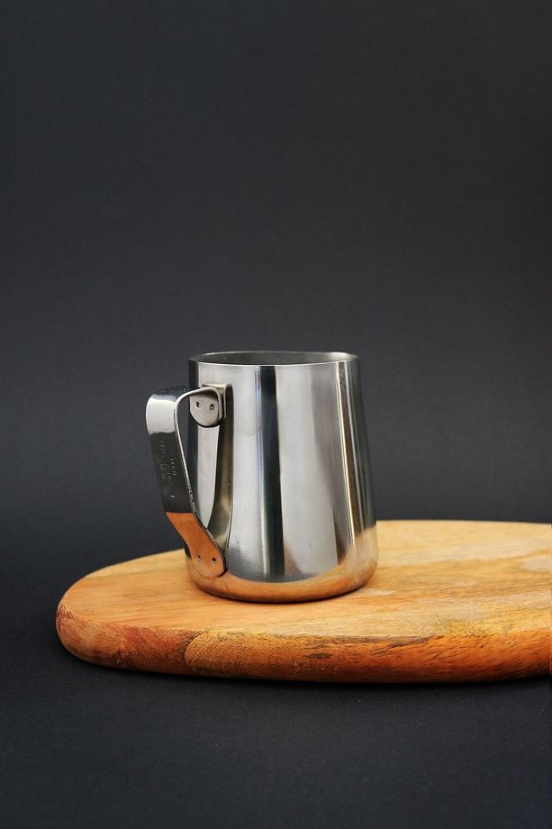 Paslanmaz Çelik Pitcher 300 ml Kahve Süt Köpürtme Potu - 2