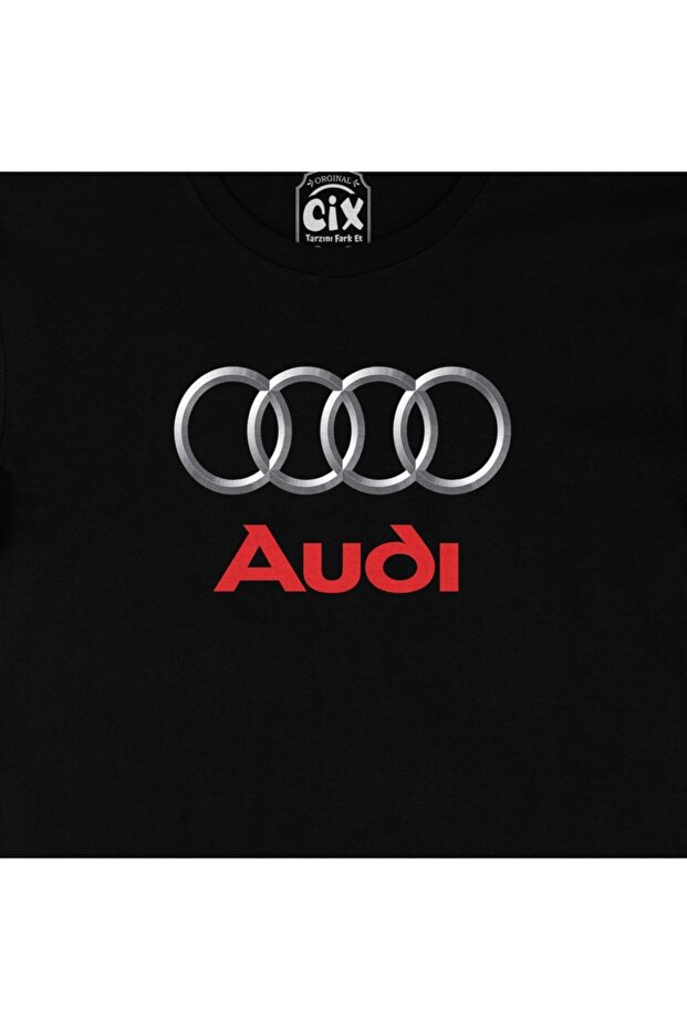 Μαύρο μπλουζάκι με λογότυπο Audi - 2