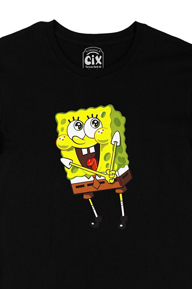 Tricou negru SpongeBob - 2