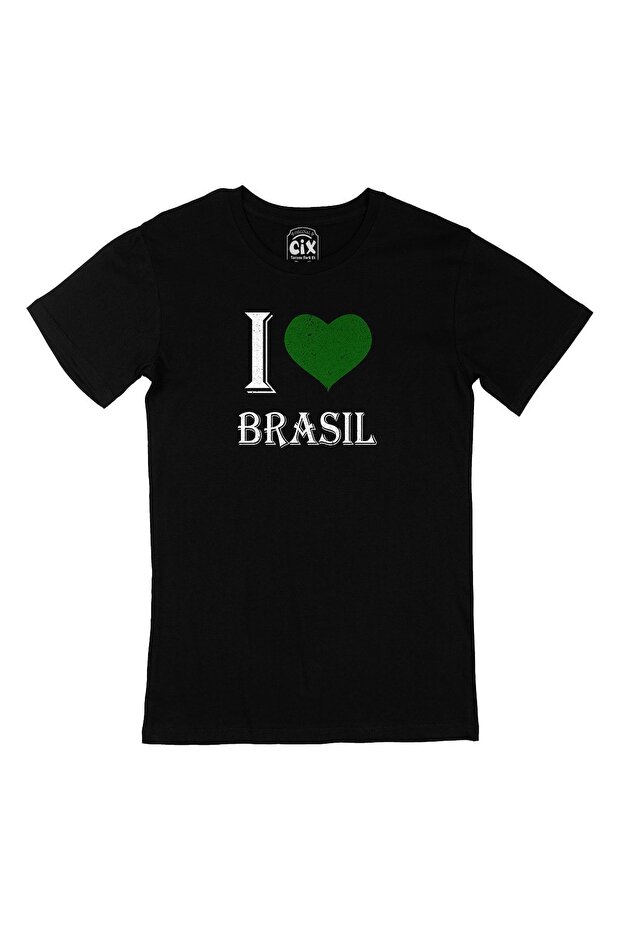 I Love Dublin Black T-Shirt with Pocket Logo Design