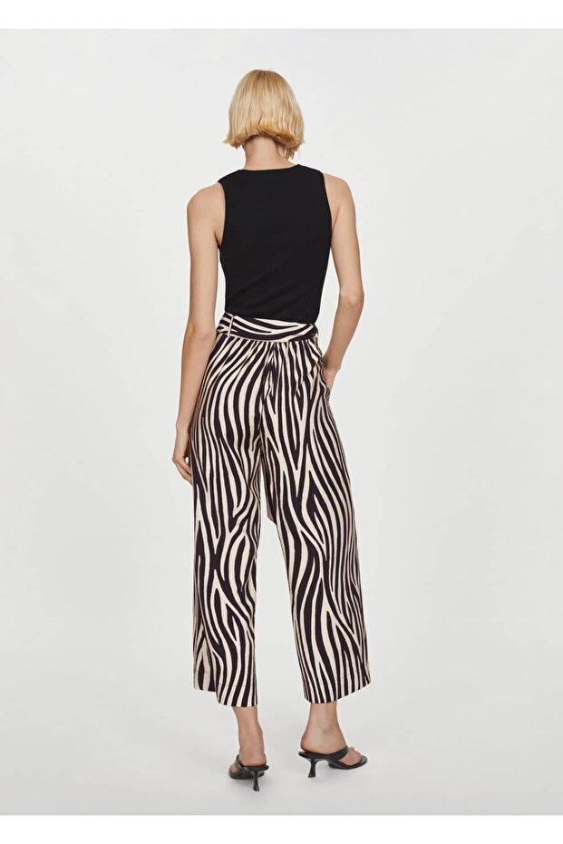 Patterned and Bow Trousers - 4