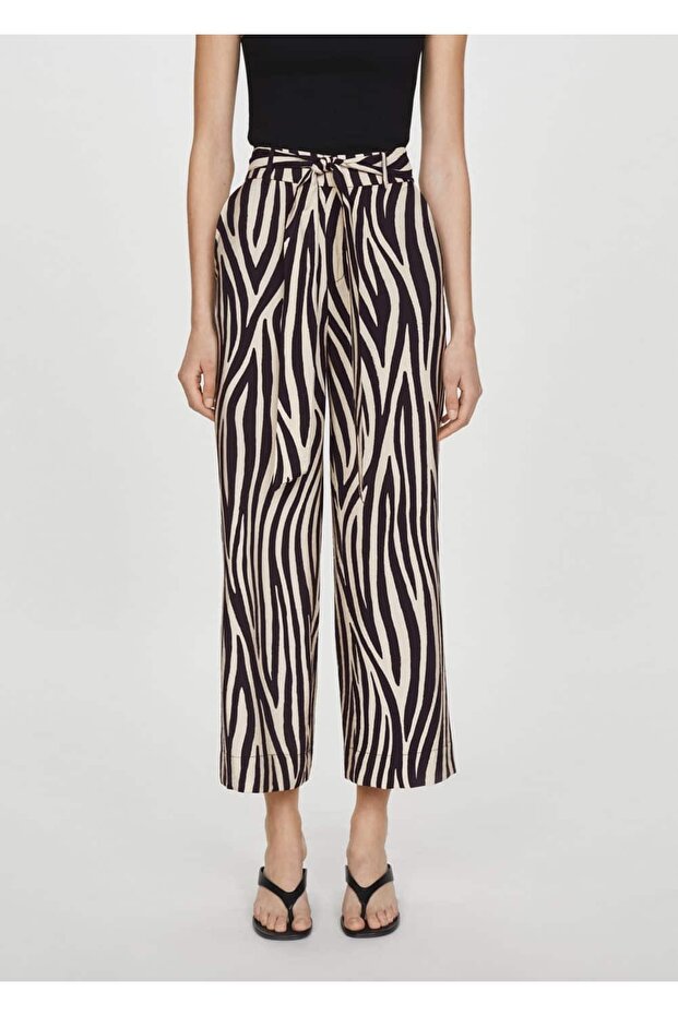 Patterned and Bow Trousers - 1