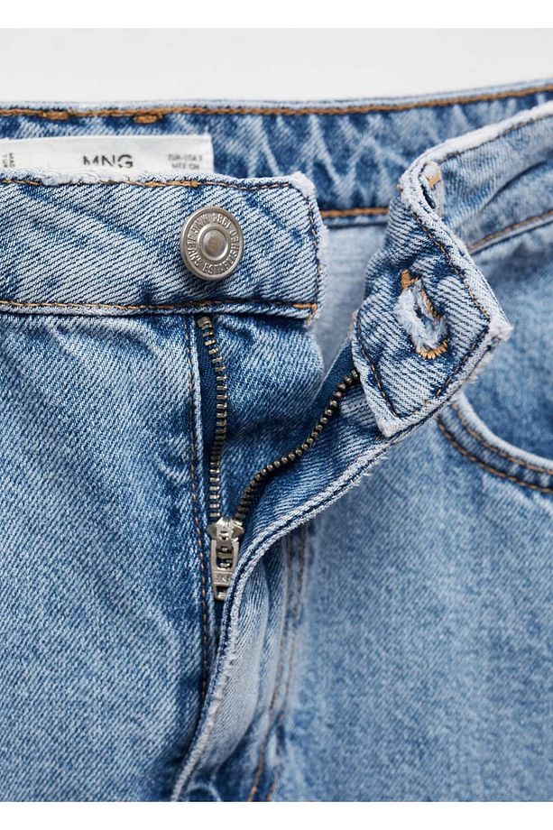 Midi denim etek - 8