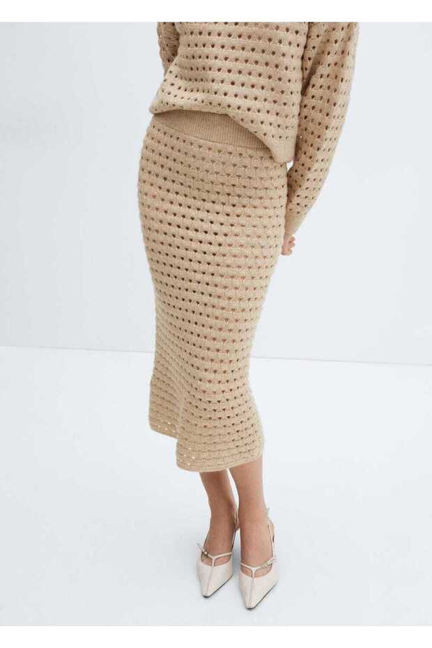 Delikli dokuma etek - 1