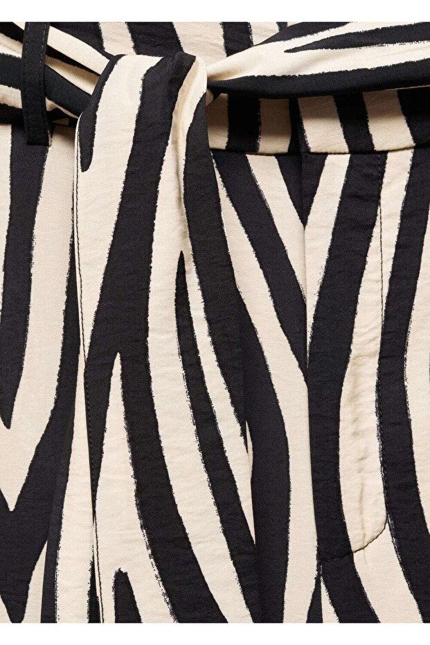 Patterned and Bow Trousers - 8