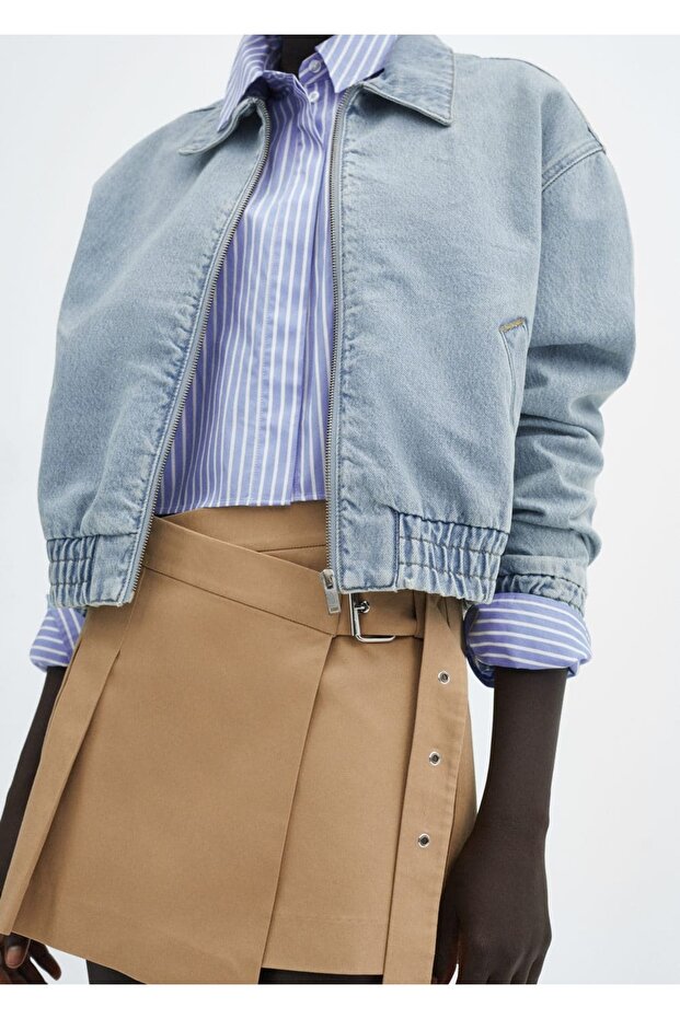 Tokalı Pilili Etek - 6