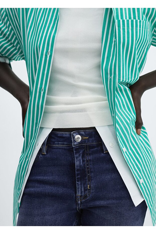 Blugi capri slim fit - 5