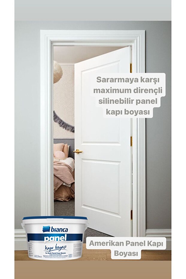 Stella Su Bazlı Panel Kapı Boyası BEYAZ - 2