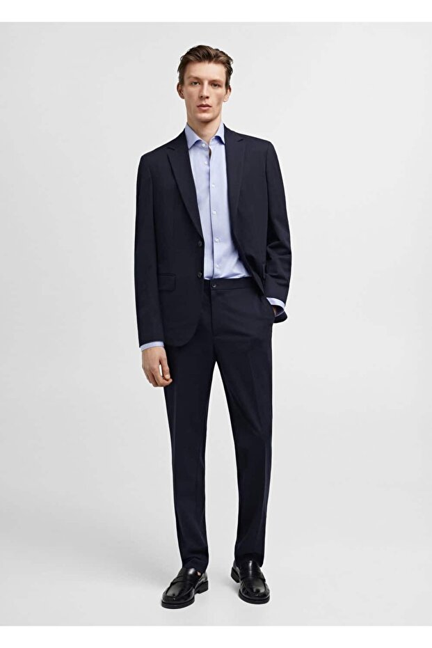 Slim-Fit-Baumwollhemd - 2