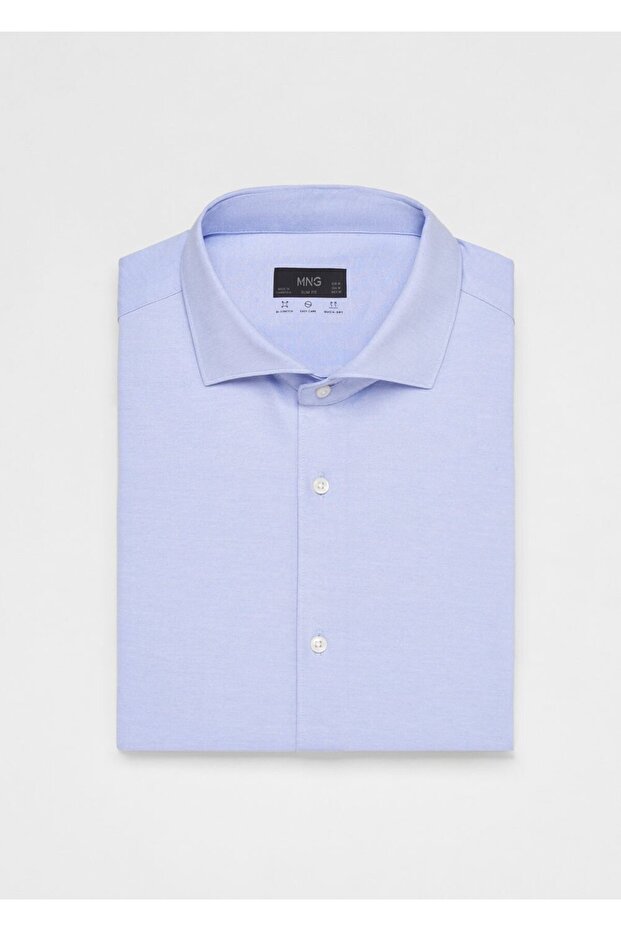 Slim-Fit-Baumwollhemd - 6