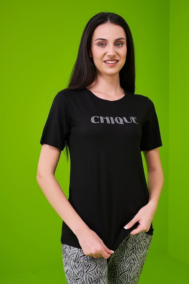 23174 Kadın Desenli Pijama Takım - 5