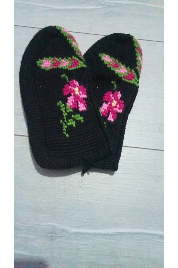 TUNUS İŞİ ÖRME PATİK - 1