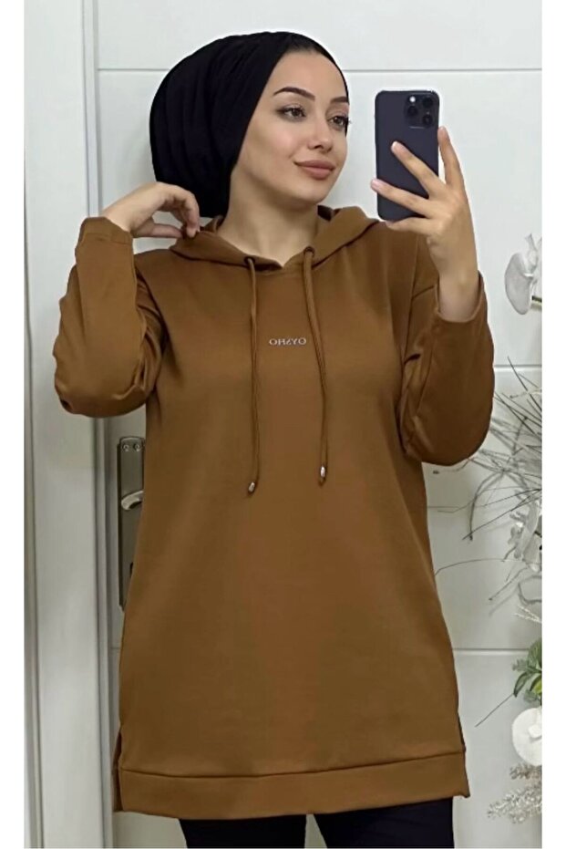 KAPÜŞONLU KADIN TUNİK - 1
