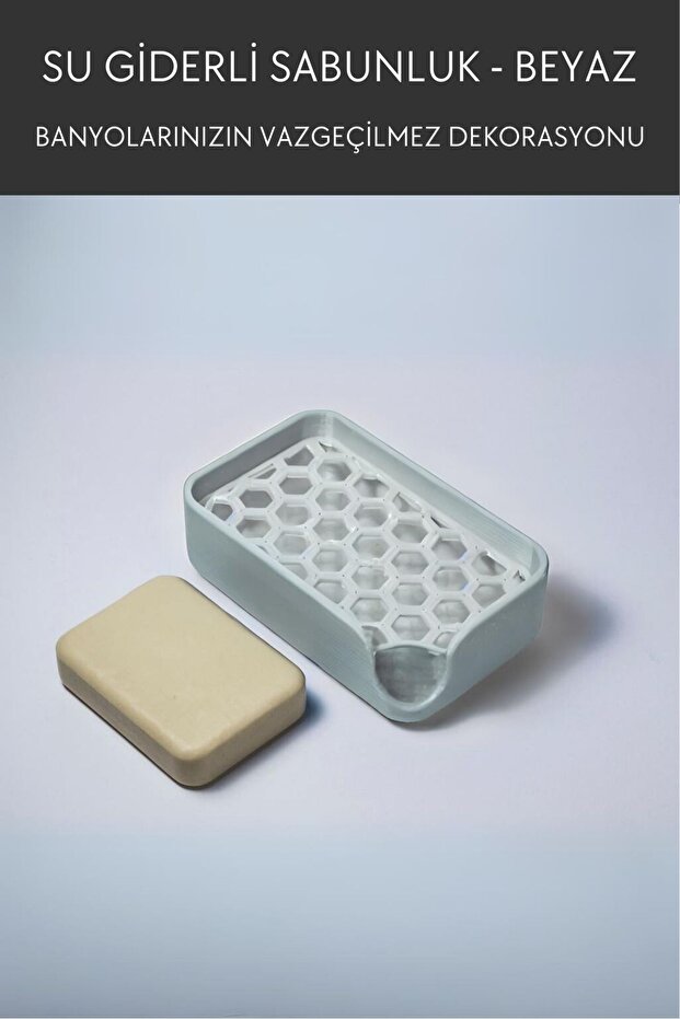Soap Dish with Water Drain| Waterproof Solid Soap Dispenser| Solid Soap Dispenser with Water Drain| Patterned Solid Soap Dish - 2