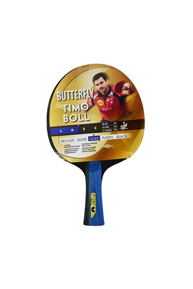 Timo Boll Gold Table Tennis Racket - 1