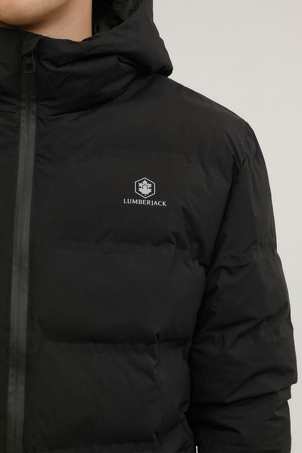 M-sn22 Nolan Coat 2pr Siyah Erkek Kısa Kaban - 4