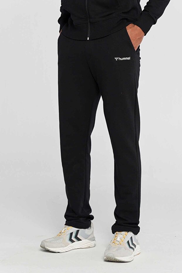 Men's Sweatpants Cotton Fabric Straight Leg Men's Sweatpants 932096-2001Black