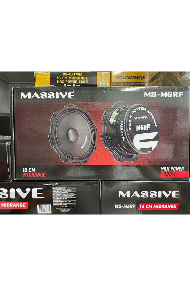 MASSİVE MS-M6RF 16 CM MİDRANGE 300 WATT MAXİMUM POWER 150 WATT RMS POWER ÇİFT FİYATIDIR - 2