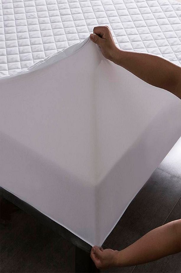 90x190 Sıvı Geçirmez Alez Mikro Kapitoneli Fitted Tek Kişilik Su Yatak Koruyucu - 3