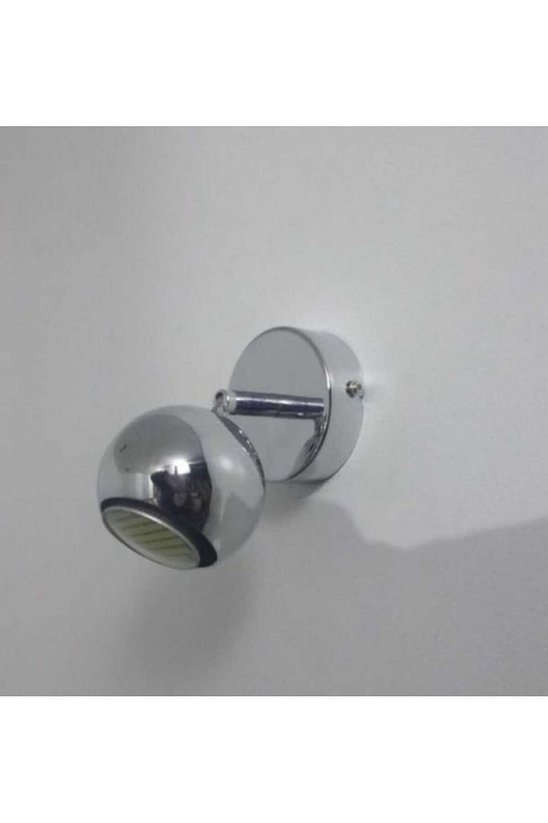 Mylights Krom Spot Tekli Kure Panasonıc Gun Isıgı Ampullu Hareketli Duvar Aplik Gece Lambası Okum - 1