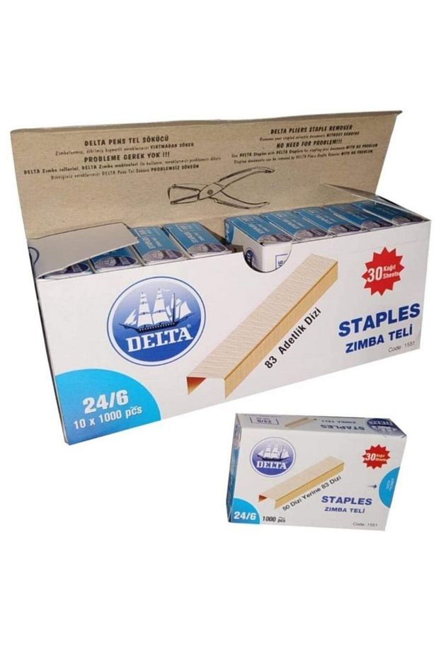 Zımba Teli 24/6(10x1000=x4 Adet) 4 Kutu - 1