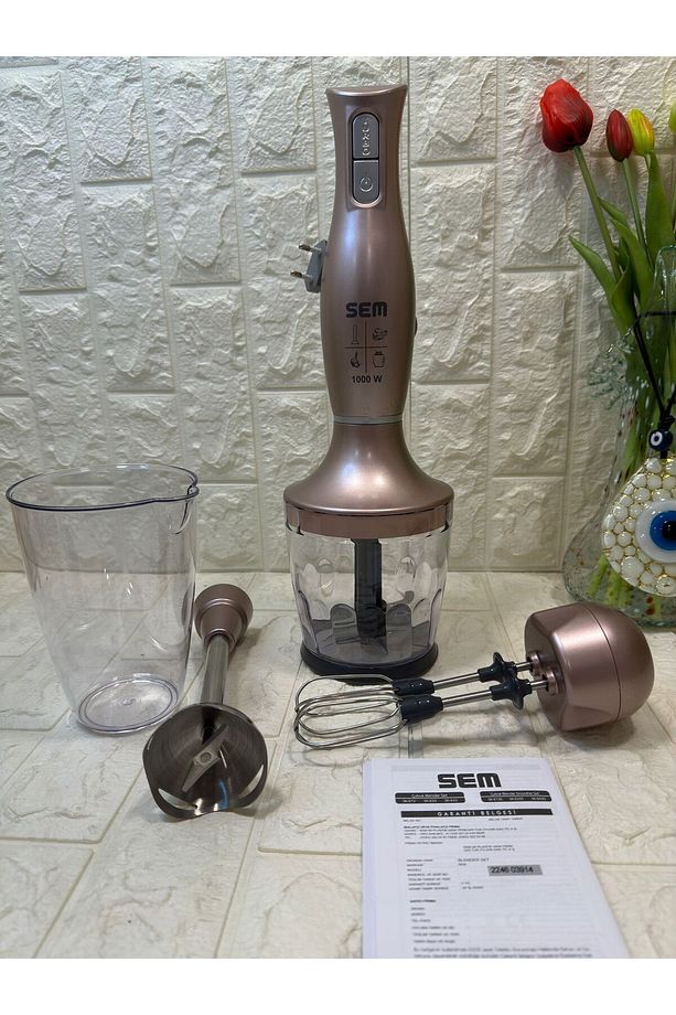 Sem Sk213 Simya 800 Watt Blender Set Rose Sk213 - 4