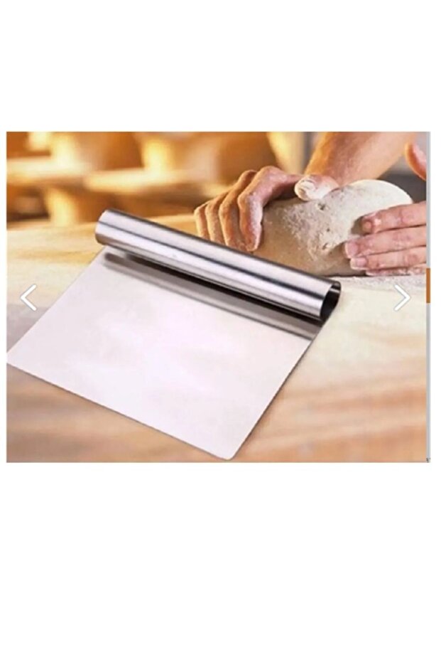 Steel Spatula Dough Scraper Pastry Plastering Apparatus Chocolate Scraper Cream Leveler 20 cm