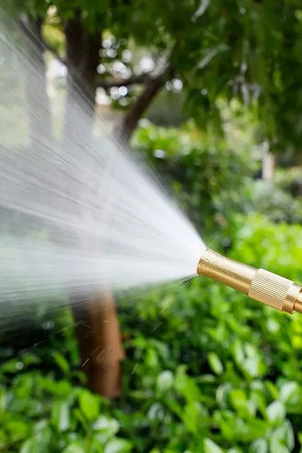 Tazyikli Su Püskürtme Bahçe Sulama Püskürtme Hortum Başlığı Yüksek Basınçlı Ayarlanabilir - 4