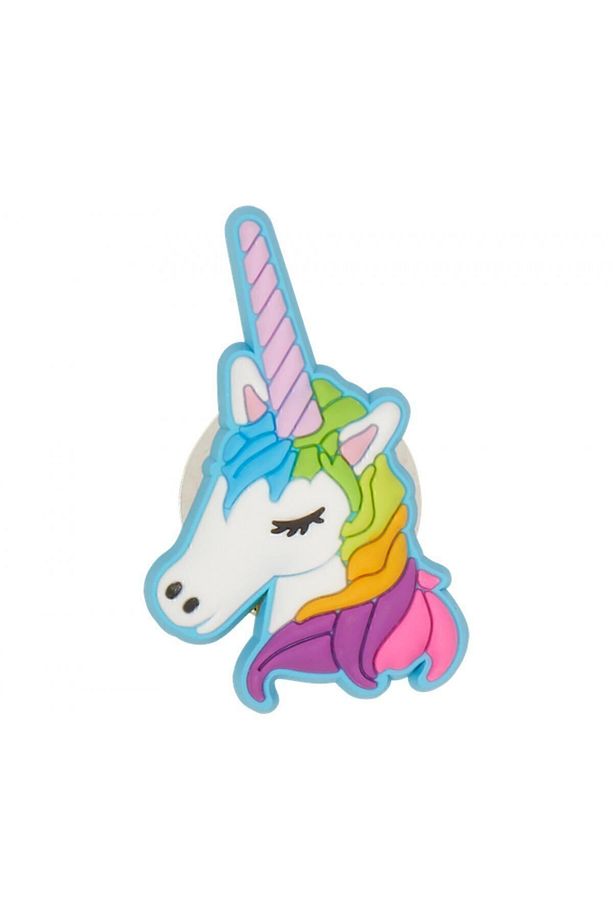 Jibbits Pembe Unicorn Ayakkabı Terlik Süsü - 1