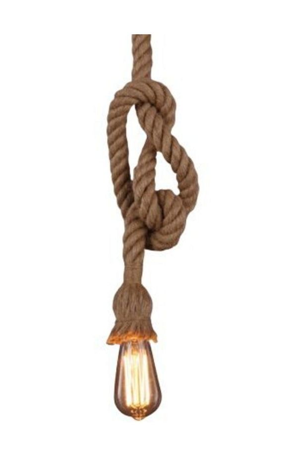 70 cm Sarkıt Avize,kafe Avizesi,halat Avize,rustik,avize,sarkıt - 1