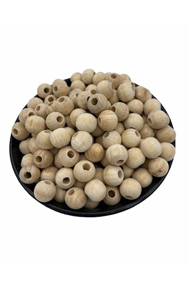 12mm Raw Wood Board Beads (50GR,~)