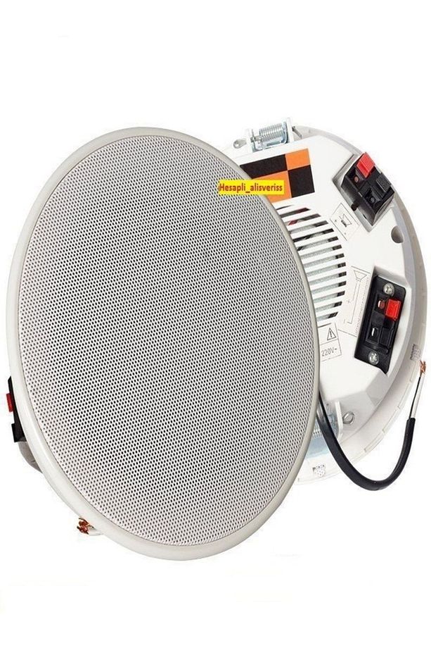 Alçıpan Tavan Hoparlör 12 Cm Bluetooth Özellik (220 Volt Ile Direk Çalışır- Adaptör Gerektirmez) - 1