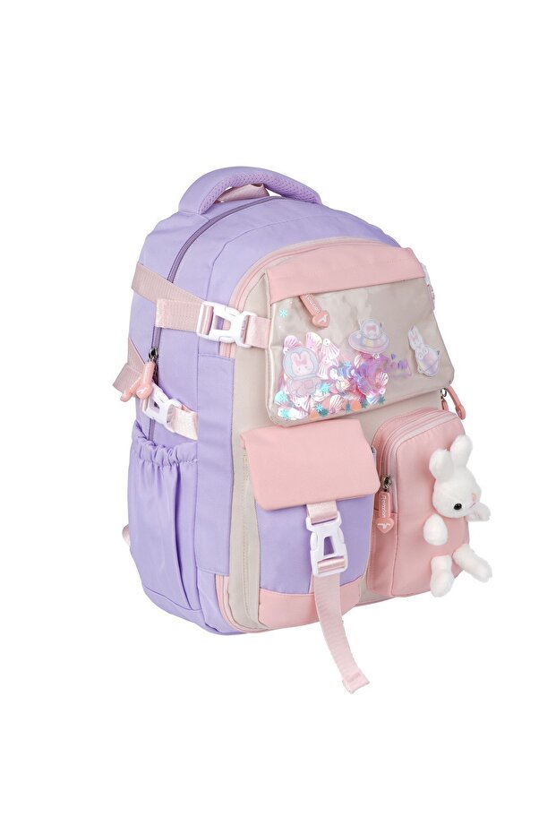 Korean Style Luxury School Bag with Orthopedic Accessories