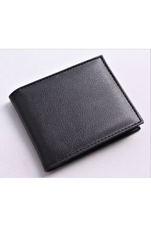 Men's Leather Wallet - Keychain Gift!