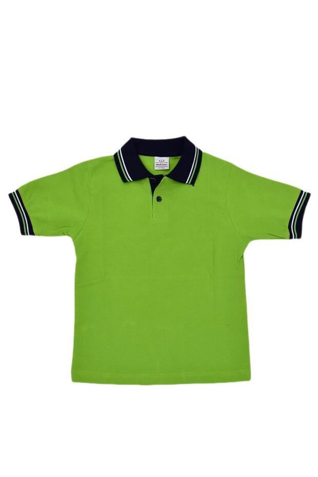 Πράσινο μπλουζάκι με λαιμόκοψη με λαιμόκοψη - BGL-K-YS-1 - 1